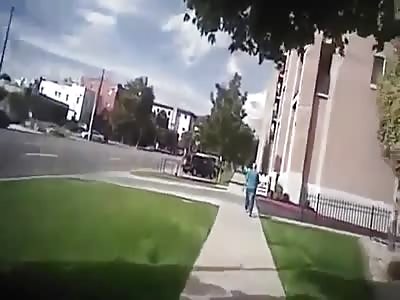 MAN AFTER WANTING TO BE IMMOBILIZED HITS AGGRESSOR