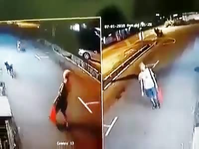 Caught On Camera: Man Shot Dead by Armed Robber