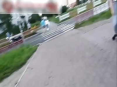 MAN IS EXHIBITED IN PUBLIC AND IS HIT