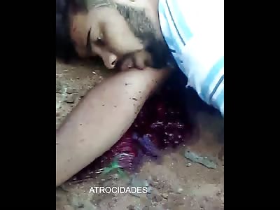 MAN BEING EXECUTED IN BRAZIL