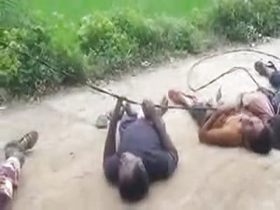 MEN DEAD FOR ELECTRICITY