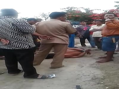 THIEF RECEIVES PUNISHMENT