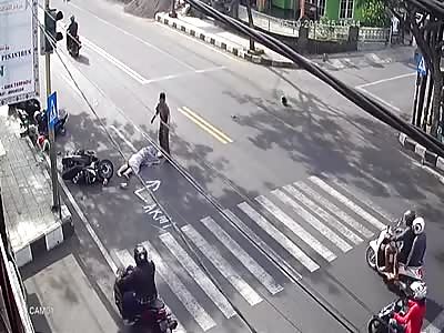 ACCIDENT OF MOTORCYCLISTS