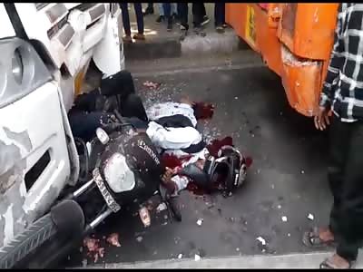 ACCIDENT OF MOTORCYCLIST