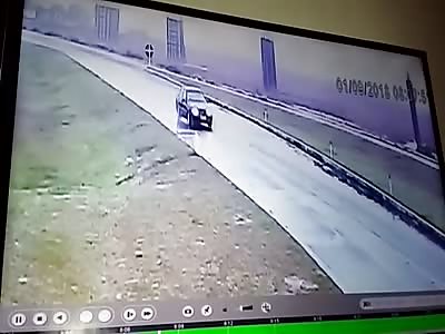 Girl  Ejected From Car Flips Over in Horrific Accident