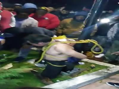 MAN RECEIVES PUNISHMENT