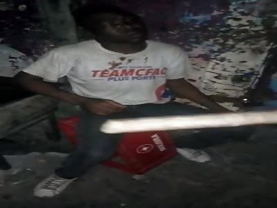 Asshole Who Stole Bread and Harassed Villagers, Beaten Up in Senegal