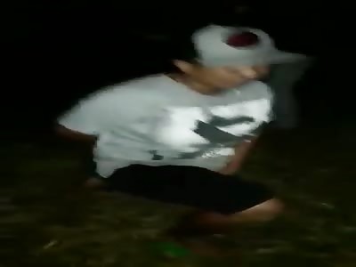 Chubby Girl Sentenced to Stick Justice