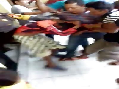 MAN RECEIVES PUNISHMENT