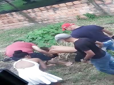 MAN RECEIVES PUNISHMENT