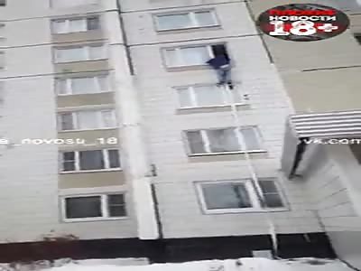 Drunk Man Falls to His Death