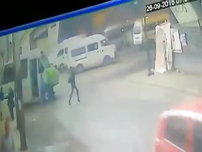 Female Has Legs Crushed by Van