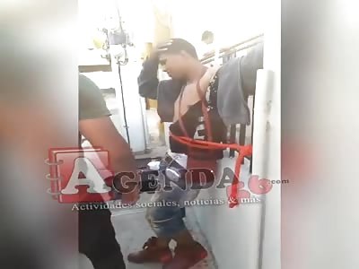 MAN RECEIVES PUNISHMENT