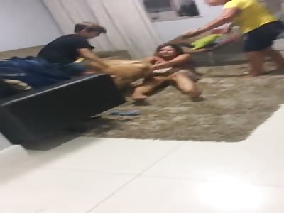 Ferocious Dog Attack his Owner