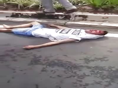 MAN RECEIVES PUNISHMENT