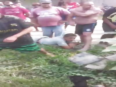 MAN RECEIVES PUNISHMENT