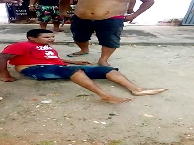 THIEF RECEIVING PUNISHMENT