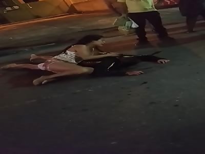 WIFE CRIES FOR HER DEAD MAN