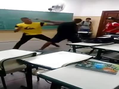 Its time for fight class!