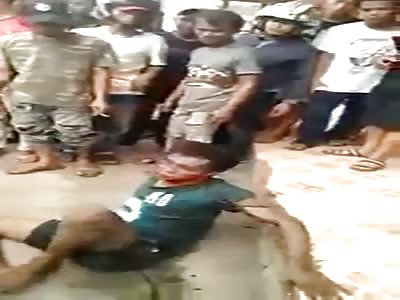 MAN RECEIVES PUNISHMENT