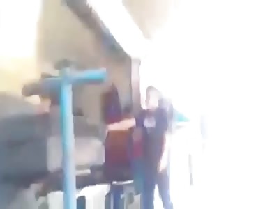 Man being executed by rival gang he shouts for his father