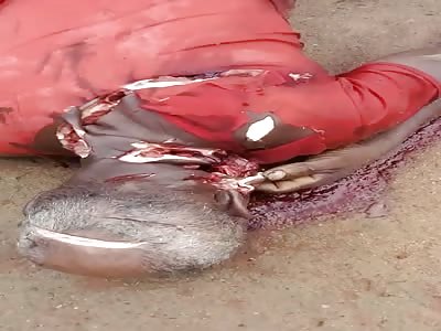 Brazilian Jungle, Neck Chopped by Machete 