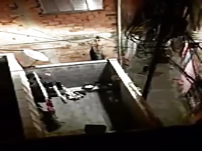Victim of murdered in favela brasil