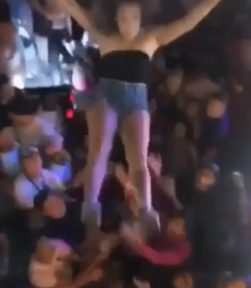 Best Stage Dive FAIL!