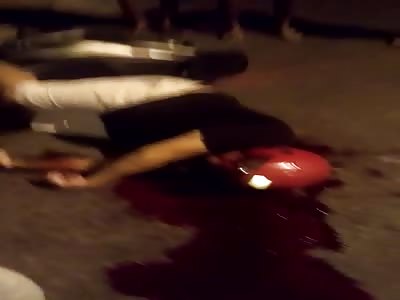 OMG!! biker brutally killed