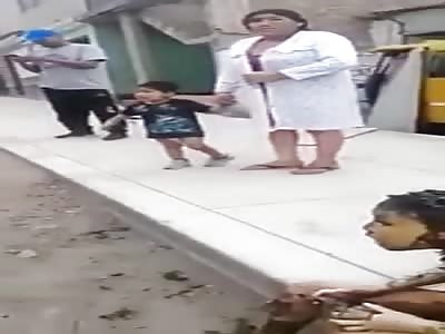 (various angles of victims) terrible accident in peru