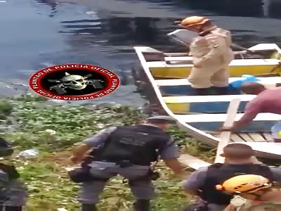 WOMEN'S BODY IN THE WATER