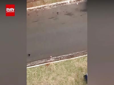 security guard gets shots in fight