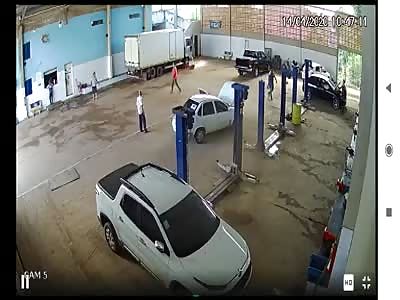 man executed inside the cellar