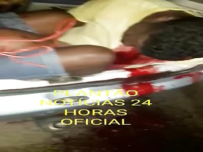 bodies of men killed in a car