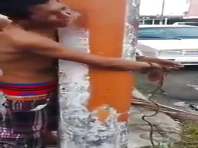 MAN RECEIVES PUNISHMENT