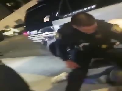 Woman brutally beaten by police blooding