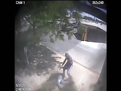 brutal execution in street