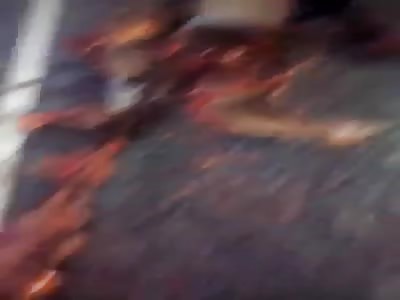 Shocking, body smashed in accident