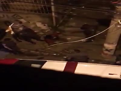 Brutal punishment in favela