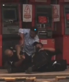 Man Gets Shot After Trying to Snatch Policeman's Gun (Action & Aftermath) 