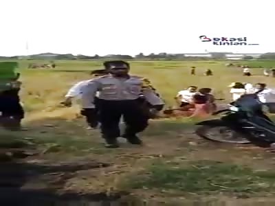 THIEF RECEIVING PUNISHMENT