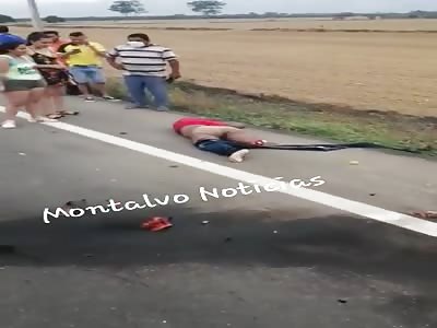 ACCIDENT OF MOTORCYCLIST