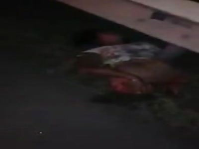 Woman ripped in half 