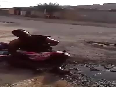 The bomb exploded in his hands