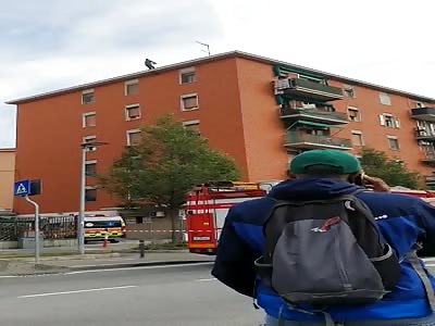 Depressed Business Man Jumps Off Hotel Rooftop