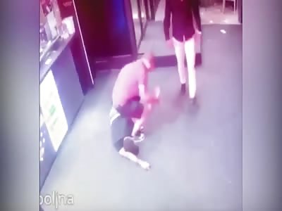  He brutally beat the young man and broke his armss