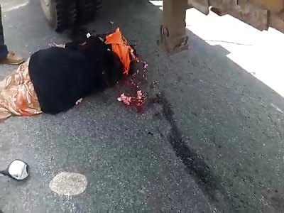head crushed truck