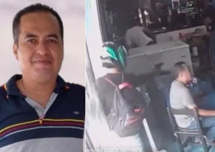 Point Blank Headshot At The Bar In Mexico.