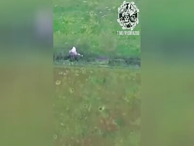 BTR hit by an explosive drone