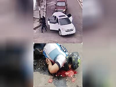 Motorcyclist is killed with several shots